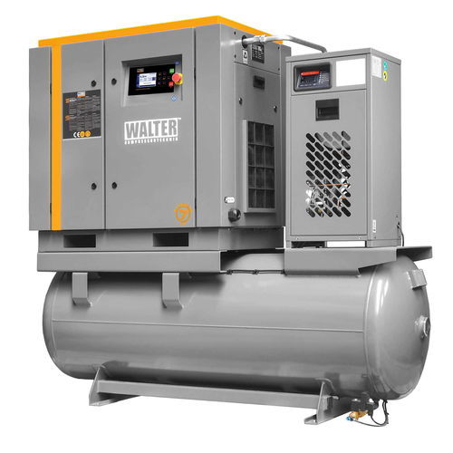 Screw compressor - SKTG 7,5 SP COMBO - Walter Kompressortechnik Polska Sp. z o. o. - air / electrically-powered / stationary