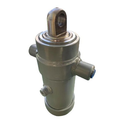 Hydraulic cylinder - WUXI EAST AI MACHINERY CO., LTD - with piston rod / double-acting / steel