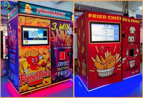 Meal dispenser - Foodline French Fries Vending Machine - Henan Hongtu Machinery Manufacturing Co., Ltd. - fully-automatic / electronically controlled / stand-alone