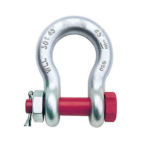 Omega lifting shackle - G-2130 - Xintai Taida Mirso Co., LTD - with safety bolt and nut