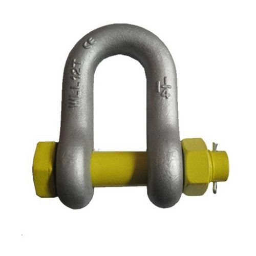 D lifting shackle - Australian Type Drop Forged Safety Bolt Dee Shackle - Xintai Taida Mirso Co., LTD - with safety bolt and nut / screw