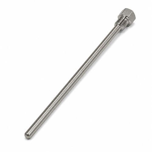 Threaded thermowell - TMZ12L500R1/2 - Jemar Termometría S.L. - female / stainless steel / for temperature sensors