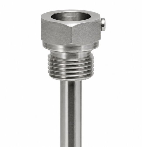 Lockable thermowell - TMZ10x150 - Jemar Termometría S.L. - threaded / stainless steel / for thermocouples