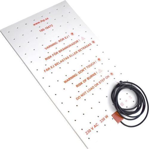 Electric heating mat - 180-18472 - IHP - custom-made / silicone / floor