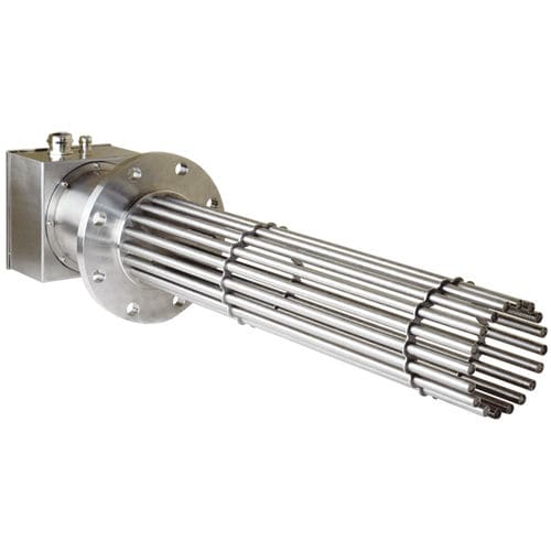 Flange immersion heater - IHP - copper / stainless steel / titanium