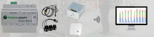 Three-phase power line energy management unit - Power-Adapt Line - ECO ADAPT - active / with battery