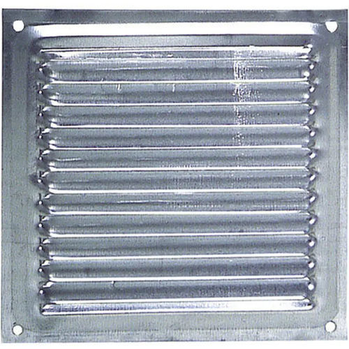 Galvanised steel ventilation grill - Kubéko - square
