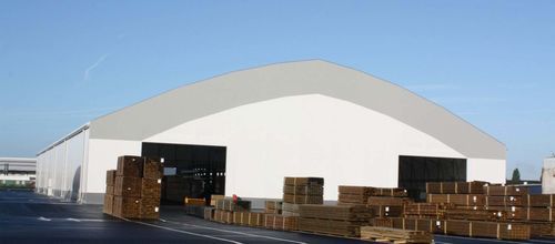 Industrial tent - Schwarzmann - Locabri - aviation / for workshops / storage