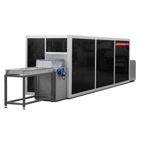 Spray washing tunnel - ULTRATECH Srl - for parts cleaning / automatic / with belt conveyor