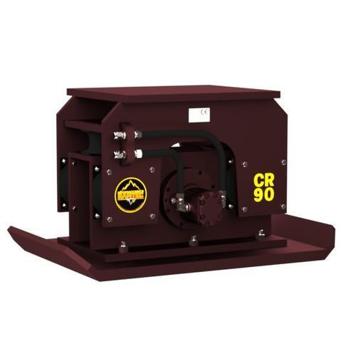 Forward travel vibratory plate - CR 90 - Idromeccanica Ramtec - for excavators / pile driving / compacting