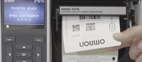Online barcode verifier - OMRON V275 - AIS Vision Systems S.L. - 2D / 1D
