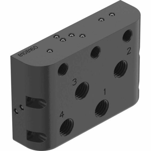 Multi-channel manifold - CAPS    - FESTO - aluminum / actuator / threaded