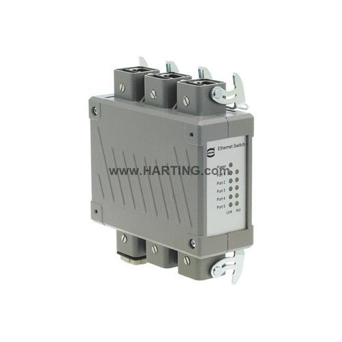Unmanaged ethernet switch - Ha-VIS eCon 7050-B1 - HARTING - 5 ports / DIN rail / wall