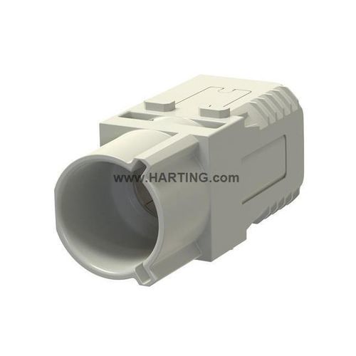 Electrical power supply connector module - Han-Mod_M_400A_1_M_D_CRT - HARTING - crimp / male / AC