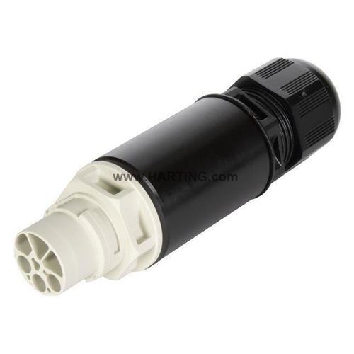 Electric connector housing - S15_CC_STR_DC_CRT_M_6P_6-13 - HARTING - IP67 / IP65 / waterproof