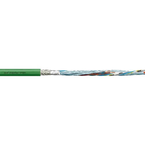 Electrical data cable - CF884 - igus® - flame-retardant / oil-resistant / flameproof