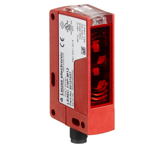 Through-beam photoelectric sensor - LE46C/4P-M12  - Leuze electronic GmbH + Co. KG - rectangular