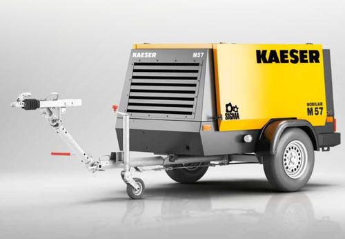Screw compressor - M57 - KAESER Kompressoren - air / diesel engine / mobile