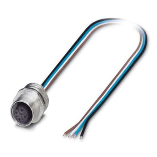 Power cable - SACC-E-M12FS-4CON-PG9/0,5 - PHOENIX CONTACT GmbH & Co. KG - Socket / straight