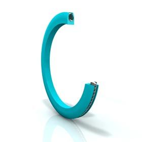 Spring-energized seal - Turcon® Variseal® HF - Trelleborg Sealing Solutions - elastomer / circular / for chemical applications