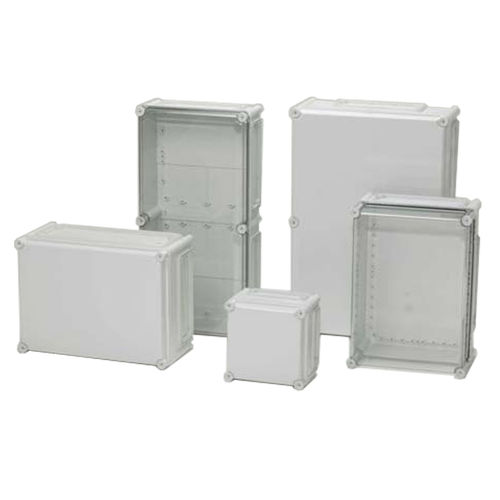 Enclosure with flange - EK series - FIBOX - modular / polycarbonate / for general purposes