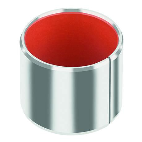 Cylindrical plain bearing - DS - GGB - steel / sintered bronze / POM