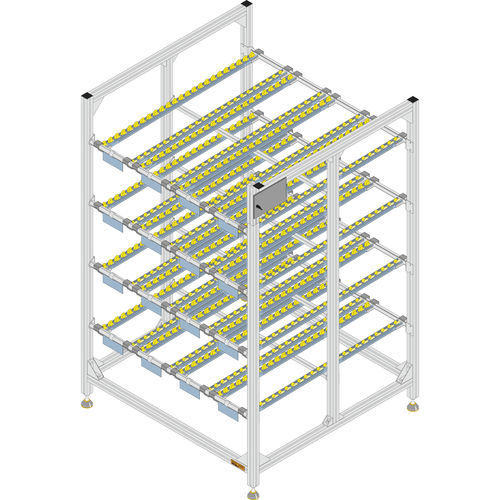 Storage warehouse shelving - 4895 - BETT SISTEMI - handling / with shelves / gravity