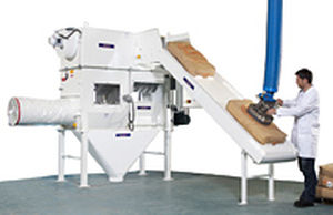 Bag unloader for the food industry - RotaSlit® - PALAMATIC - for the pharmaceutical industry / for powders / automatic