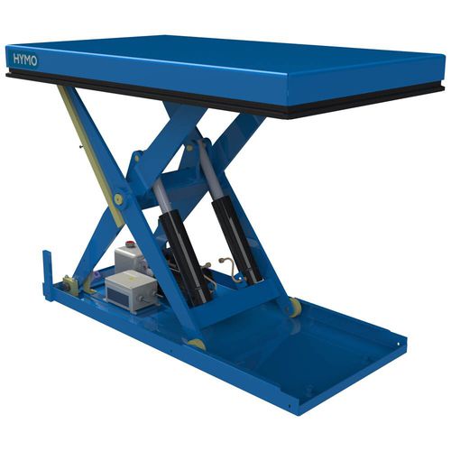 Scissor lift table - AX series - HYMO - hydraulic / stationary