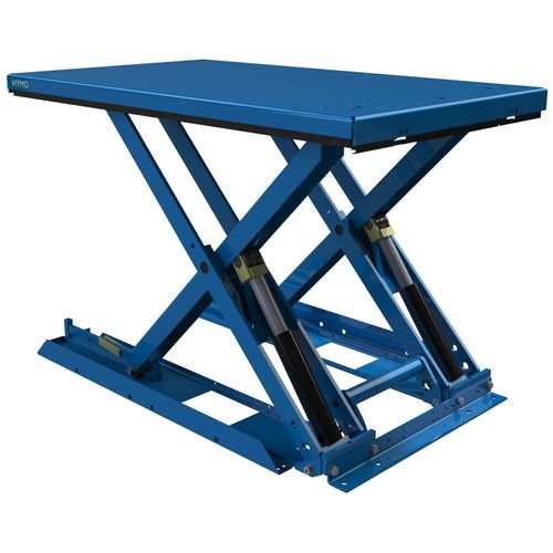 Scissor lift table - MX series - HYMO - electric / stationary / low-profile