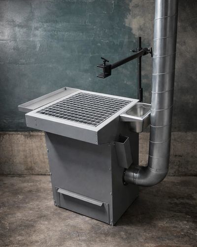 Mild steel welding table - 95049109 - KEMPER - suction / with filter