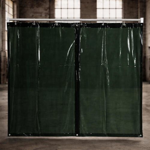 Green welding curtain - S7 - KEMPER