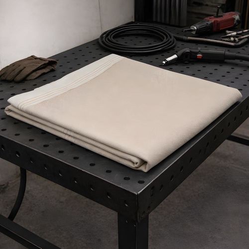 Silica welding blanket - 70160100 - KEMPER - fabric