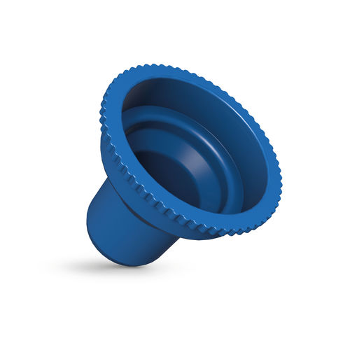 Finned plug - GPN 247 series - Pöppelmann - non-threaded / push-in / plastic