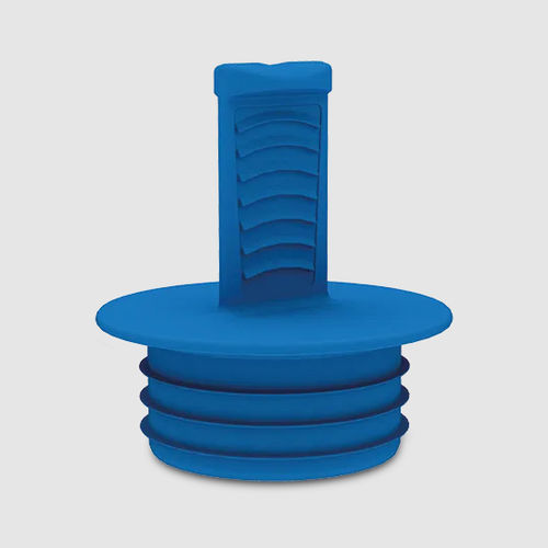 Rectangular cap - GPN 387 Type A - Pöppelmann - plastic / protective / with pull-tab