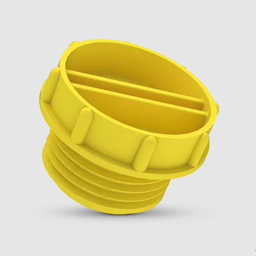 Round plug - GPN 700 series - Pöppelmann - threaded / polyethylene / HDPE