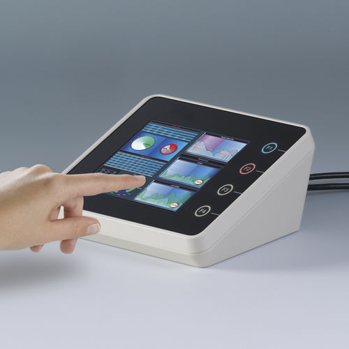 Desktop computer enclosure - PROTEC - OKW Odenwälder Kunststoffwerke Gehäusesysteme GmbH - wall-mount / for touch screens / design