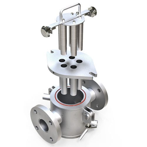 Liquid filter - Magnetic filter, double walled, SFHD series - Goudsmit Magnetics BV - strainer / magnetic / for the food industry