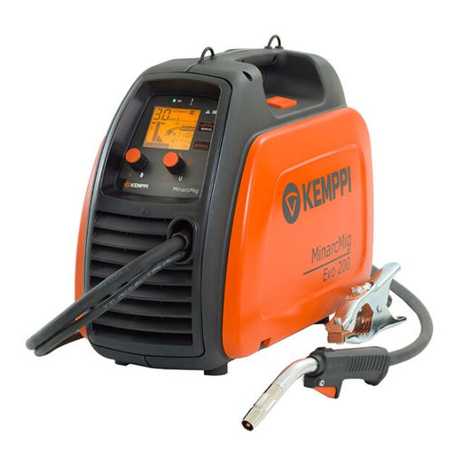 MIG-MAG welder - MinarcMig Evo 200 AU - KEMPPI - single-phase / mobile