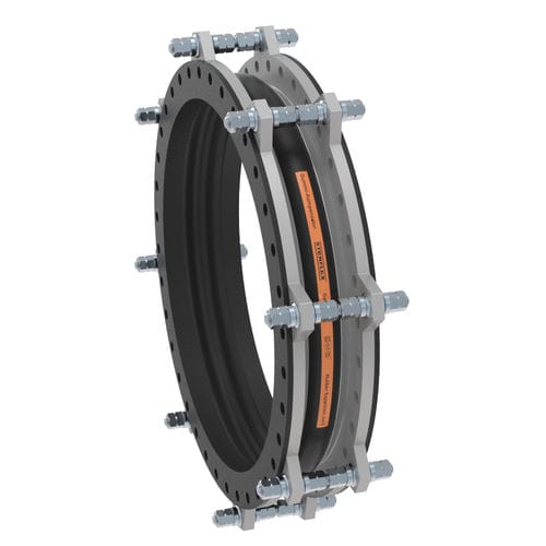 Rubber pipe expansion joint - C-31 - STENFLEX Rudolf Stender GmbH - round / flange / axial