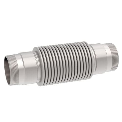 Steel pipe expansion joint SG10 STENFLEX Rudolf Stender GmbH round / threaded / axial