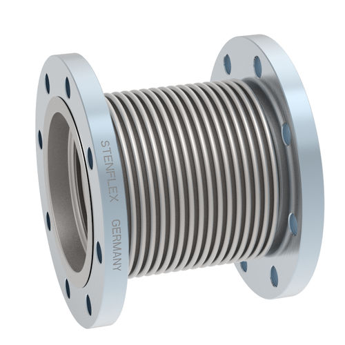 Steel pipe expansion joint - SF-10 - STENFLEX Rudolf Stender GmbH - round / flange / axial
