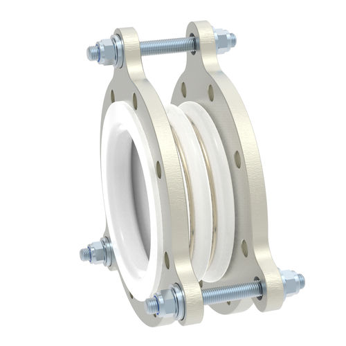PTFE pipe expansion joint - P-2 - STENFLEX Rudolf Stender GmbH - round / flange / axial