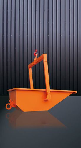 Metal self-discharging boat skip - 1045 SA series - Eichinger Equipement - trapezoidal
