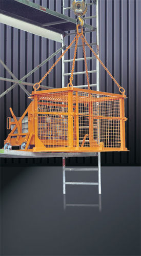 Wood pallet box - 1048 series - Eichinger Equipement - metal / wire mesh / protection
