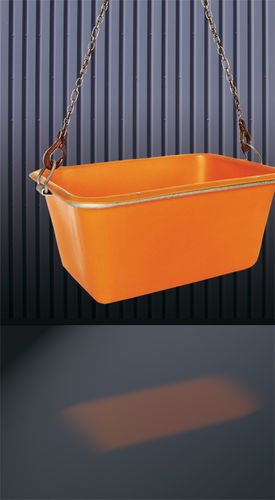 Polyethylene waste container - 1225  - Eichinger Equipement - steel / for urban waste / open