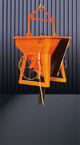 Octagonal concrete skip - 1032H series - Eichinger Equipement - bottom-opening