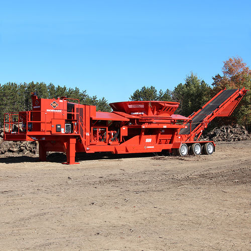 Waste mill - 1600 - Morbark, Inc. - for wood / rotary drum / horizontal