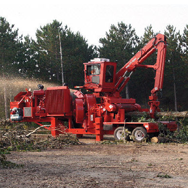 Trailer-mount wood chipper - 30 NCL - Morbark, Inc.