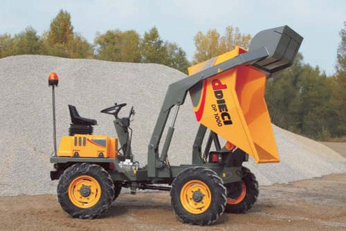 Rubber-tired dumper - DP1000 F - DIECI S.r.l. - diesel / front-loading / self-loading